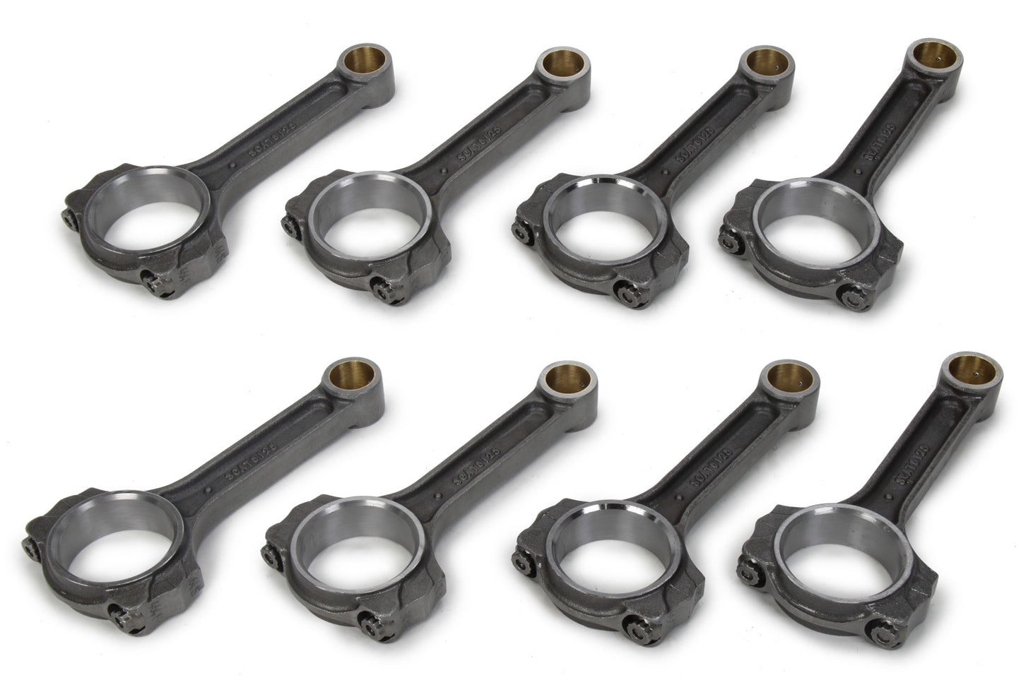 Scat Enterprises SCA2-ICR6125-2000-7/16 SBC 4340 Forged I-Beam Rods 6.125