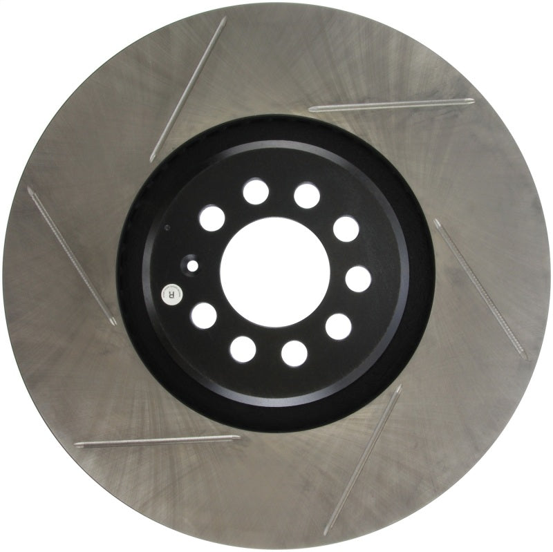 Stoptech 126.33093SR StopTech Power Slot 04-06 Audi TT Quattro / 04 VW Golf R32 Right Front Slotted Rotor