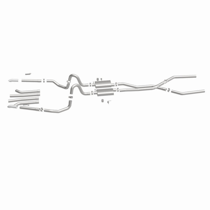Magnaflow Perf Exhaust MAG15893 64-67 GM A Body 2.5in Dual Exhaust System