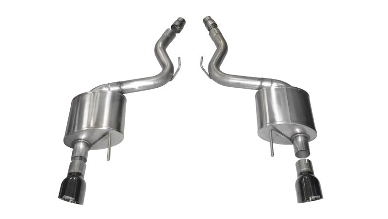 CORSA Performance 14326BLK Corsa 2015-2017 Ford Mustang GT 5.0 3in Axle Back Exhaust Black Dual 4.5in Tip Sport