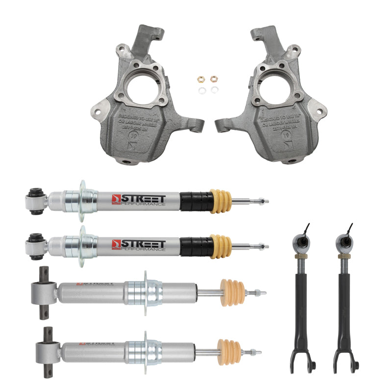 Belltech 1104SP 21+ GM SUV SWB ONLY Front and Rear Lowering Kit w/ Street Performance Struts