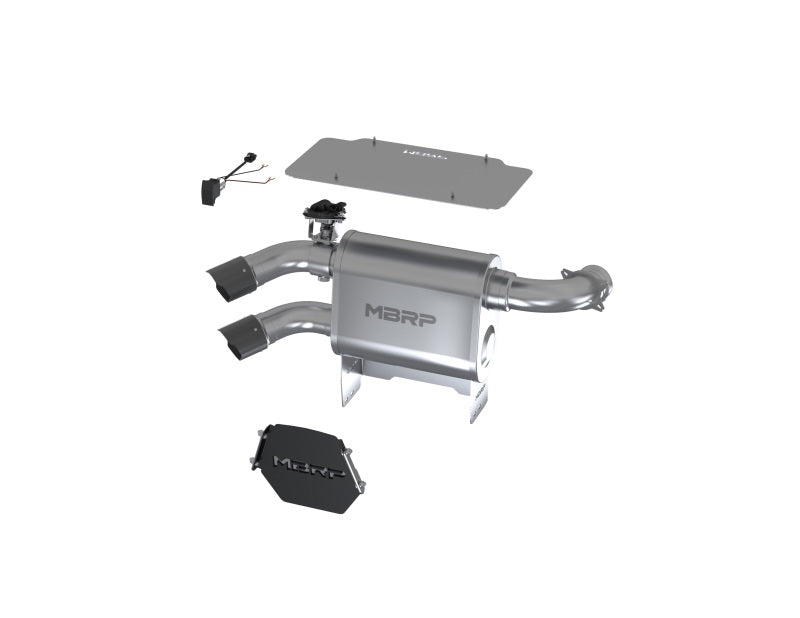 MBRP AT-9208AS 17-18 Can-Am Maverick X3 Dual Out Active Exhaust