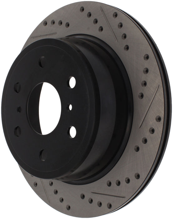 Stoptech 127.66065L StopTech 07-10 GMC Sierra (w/ Rear Drum) / 07-09 GMC Yukon Rear Left Slotted & Drilled Rotor