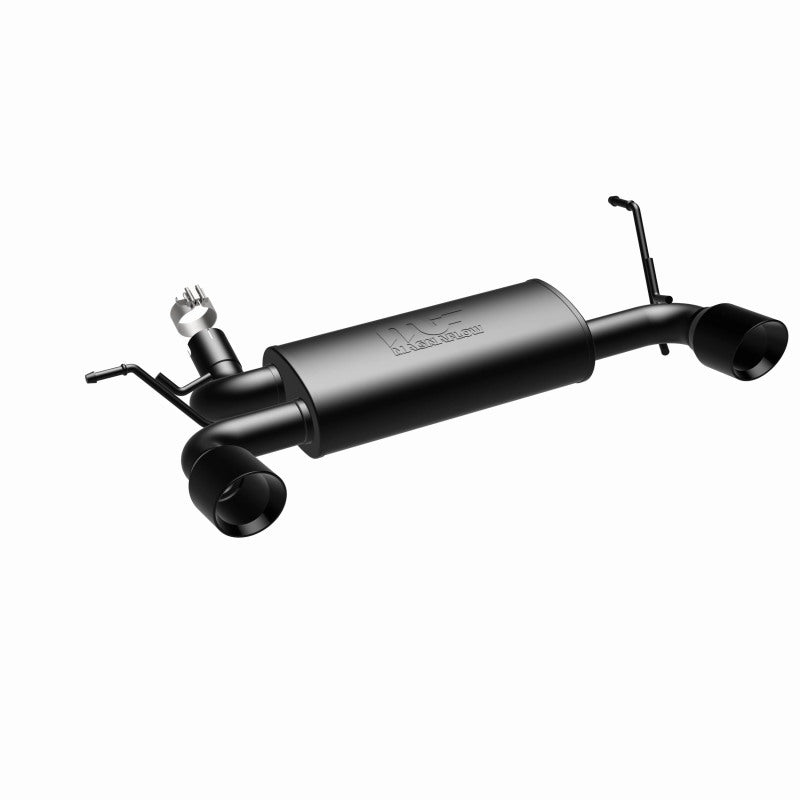 Magnaflow 15160 MagnaFlow 07-17 Jeep Wrangler JK 3.8/3.6L Dual Split Rear Exit Black Axle-Back Exhaust