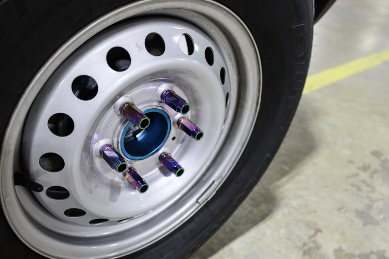 Mishimoto MMLG-15-27LNC Aluminum Locking Lug Nuts M12x1.5 27pc Set Neo Chrome