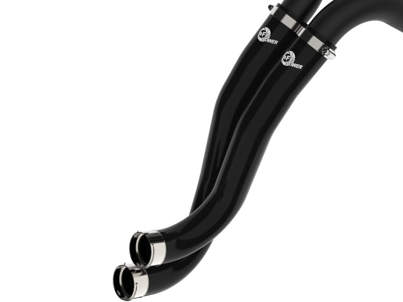 aFe 46-20754-B 22-24 Ford Bronco Raptor V6-3.0L BladeRunner Aluminum Hot and Cold Charge Pipe Kit - Black