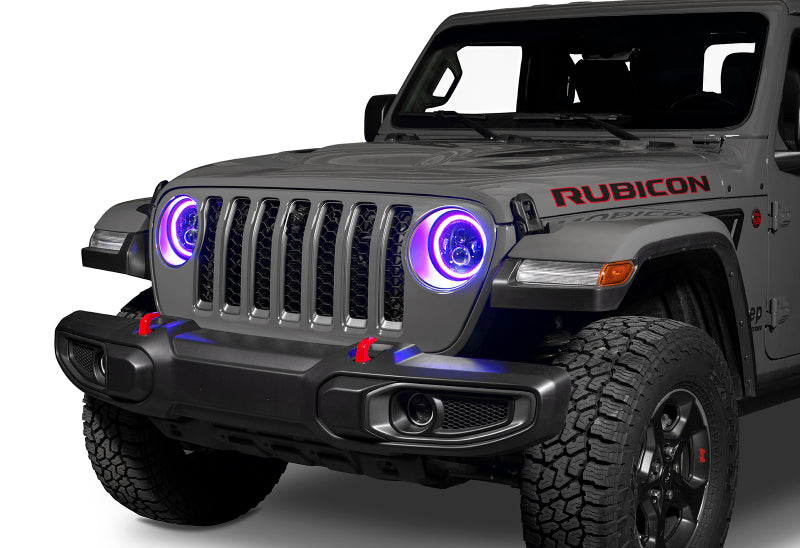 ORACLE Lighting 5769J-332 Oracle Jeep Wrangler JL/Gladiator JT 7in. High Powered LED Headlights (Pair) - Dynamic