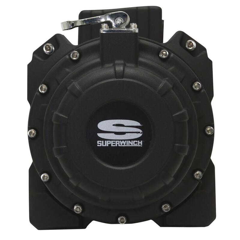 Superwinch 1518001 18000 LBS 12V DC 33/64in x 79 ft Synthetic Rope Tiger Shark 18000SR Winch
