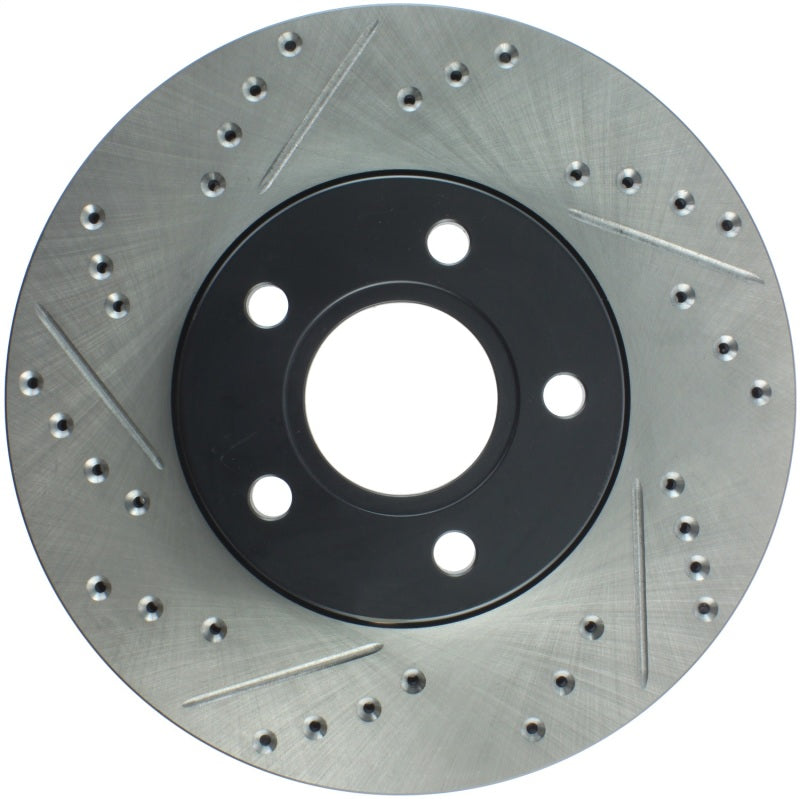 Stoptech 127.61100R StopTech Slotted & Drilled Sport Brake Rotor