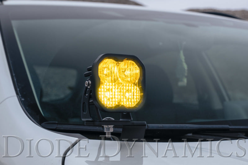 Diode Dynamics DD6480P SS3 LED Pod Sport - Yellow Combo Standard (Pair)