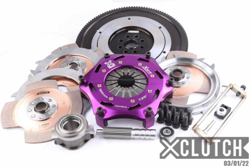 XCLUTCH XKSU18521-3E XClutch 15-21 Subaru WRX STi Base 2.5L 7.25in Triple Solid Ceramic Clutch Kit