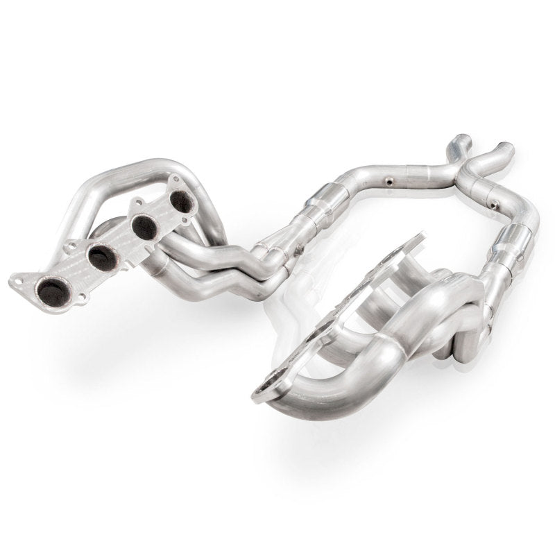 Stainless Works SM12HCATX Stainless Power 2011-14 Mustang GT Headers 1-7/8in Primaries High-Flow Cats 3in X-Pipe