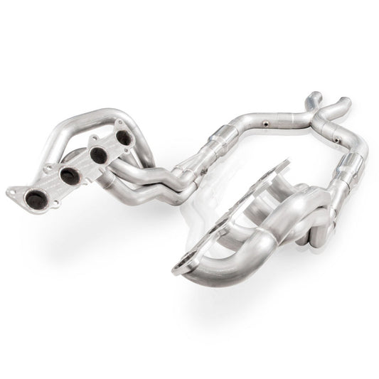 Stainless Works SM12HCATX Stainless Power 2011-14 Mustang GT Headers 1-7/8in Primaries High-Flow Cats 3in X-Pipe