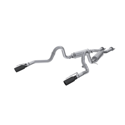 MBRP S7221ALBT 99-04 Ford Mustang GT 4.6L 2.5in. Dual Split Rear AL Cat Back w/ 3.5in. Dual Wall Blk. Tips