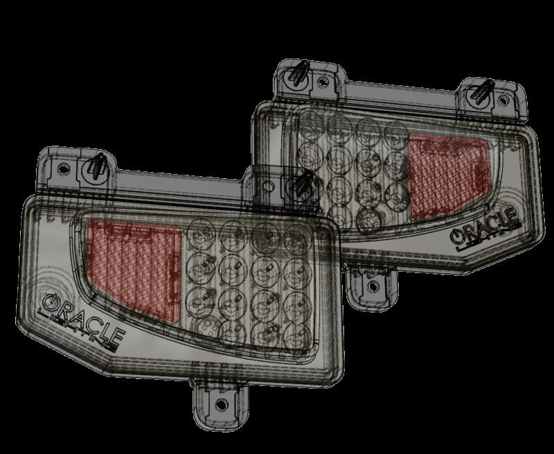 ORACLE Lighting 5881-504 Oracle Jeep Gladiator JT Rear Bumper LED Reverse Lights w/ Plug & Play Harness - 6000K