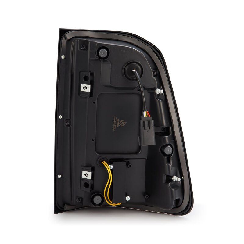 AlphaRex 640030 19-21 Dodge RAM 1500 Luxx-Series LED Tail Lights Alpha-Black w/Activ Light/Seq Signal