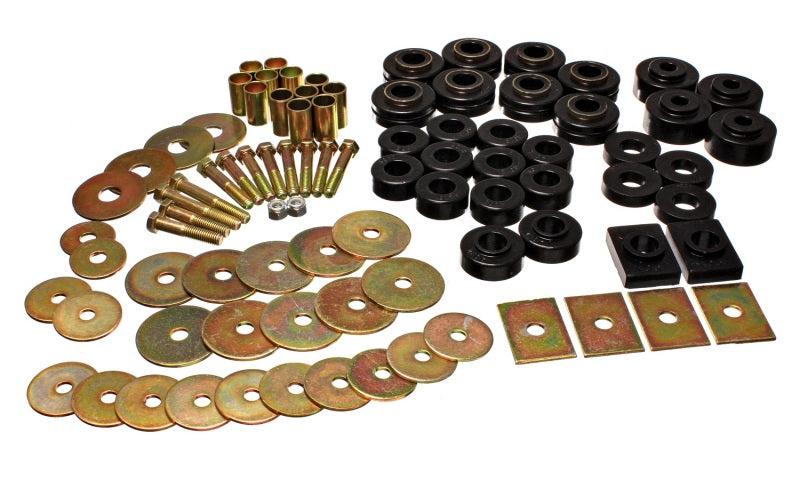 Energy Suspension 3.4155G Energy 64-67 Buick Century/Regal/Grand National/Skylark/Special Black Body Mount Set