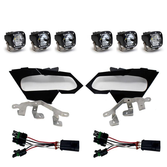 Baja Designs 447074 Can-Am X3 Headlight Kit S1 Spot W/C Headlight Kit