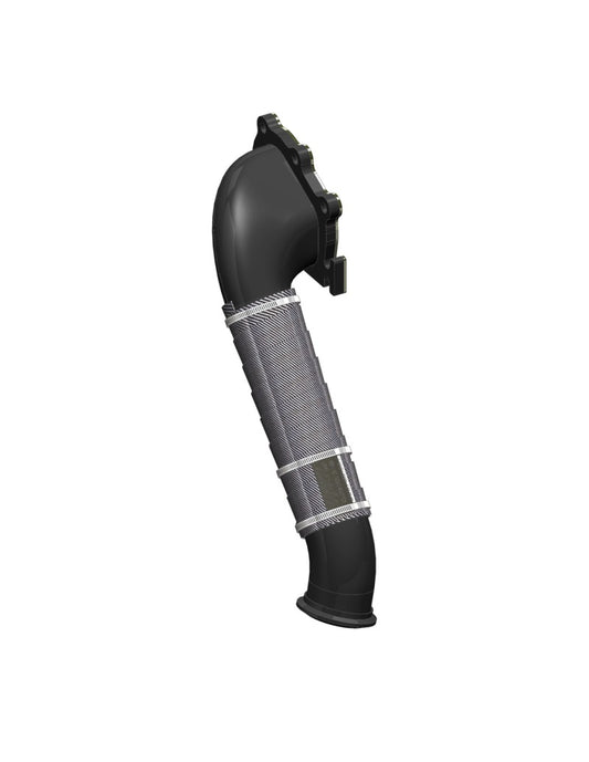 MBRP GMCA425 01-04 Chev/GMC 6.6L Duramax 3in Black Turbo Down Pipe