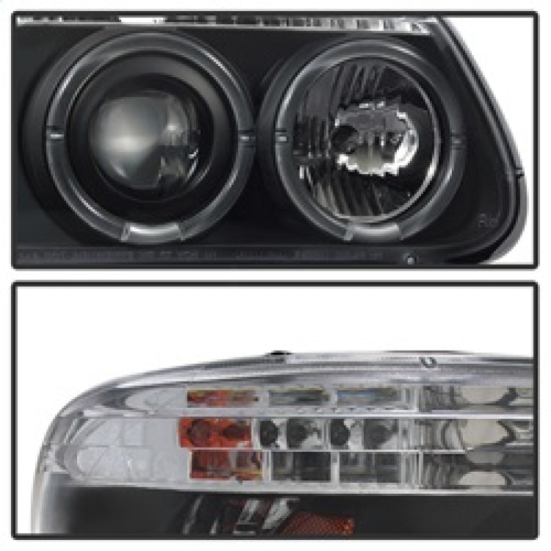 SPYDER 5010131 Spyder Ford Explorer 95-01 1PC Projector Headlights LED Halo Blk PRO-YD-FEXP95-HL-1PC-BK