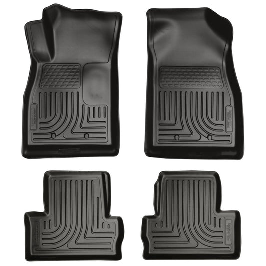 Husky Liners 98181 11-12 Chevrolet Volt WeatherBeater Combo Black Floor Liners