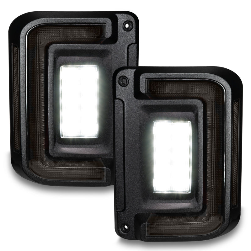 ORACLE Lighting 5891-504-T Oracle 07-17 Jeep Wrangler JK Flush Mount LED Tail Lights - Tinted