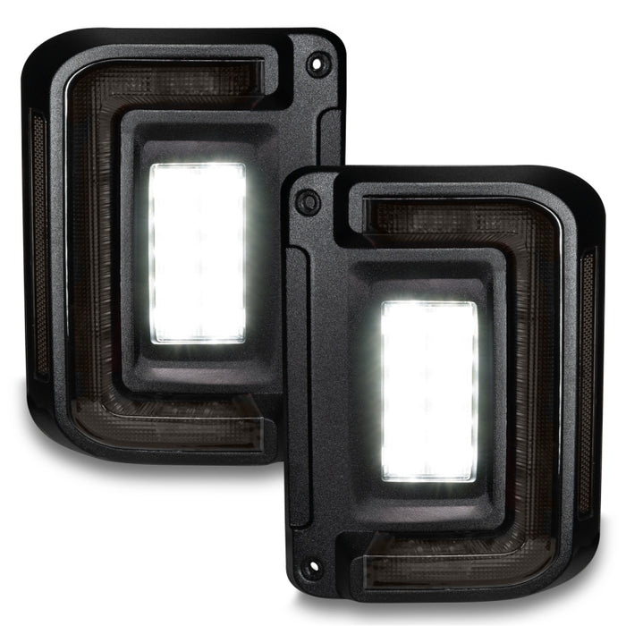ORACLE Lighting 5891-504-T Oracle 07-17 Jeep Wrangler JK Flush Mount LED Tail Lights - Tinted