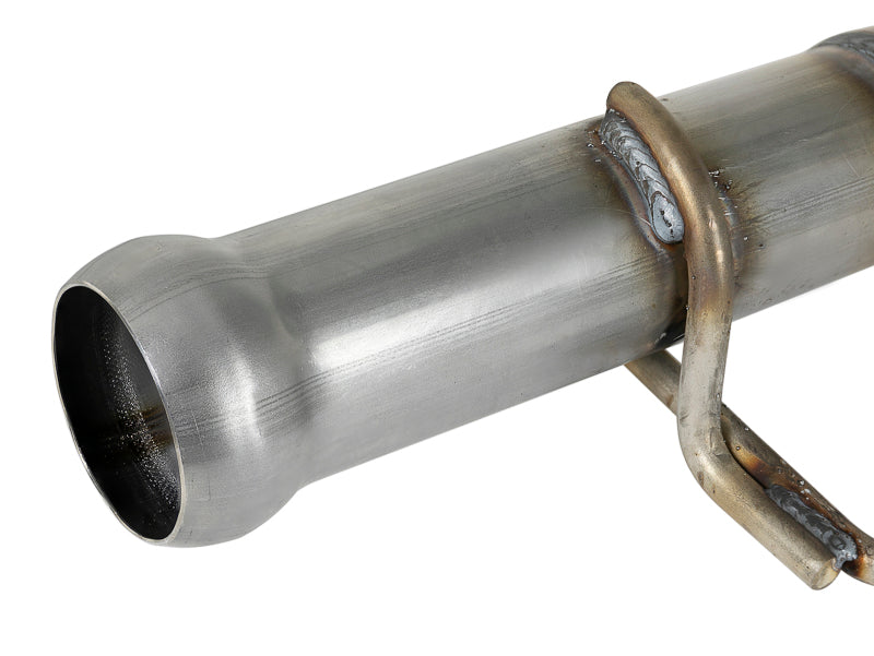 aFe 48-48026 POWER Twisted Steel Y-Pipe 2-1/4in 409 SS Exhaust System 2018 Jeep Wrangler (JL) V6-3.6L