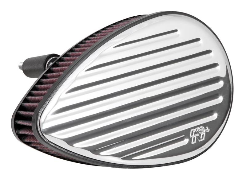 K&N Engineering RK-3950 K&N Street Metal Intake System for 01-16 Harley-Davidson Softail/Dyna - Shaker Black