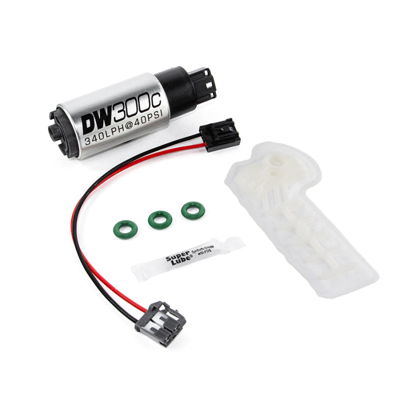 DeatschWerks 9-307-1009 340lph DW300C Compact Fuel Pump w/ 02-06 RSX Set Up Kit (w/o Mounting Clips)