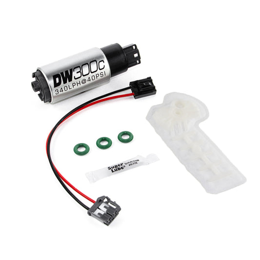 DeatschWerks 9-307-1010 340lph DW300C Compact Fuel Pump w/ 12+ Scion FR-S/BRZ / 15 WRX Set Up Kit