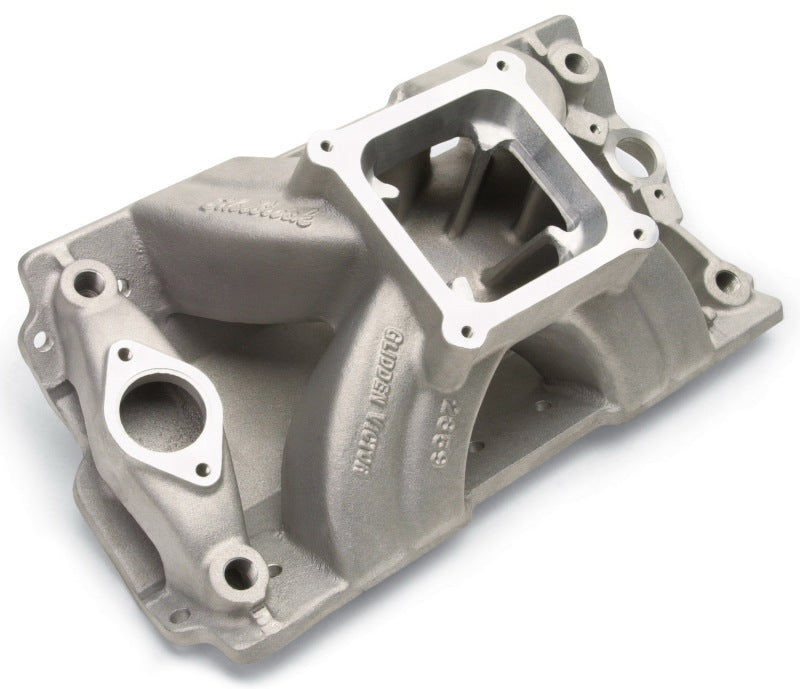 Edelbrock EDE2859 SBC Victor Manifold - Glidden 18 Degree