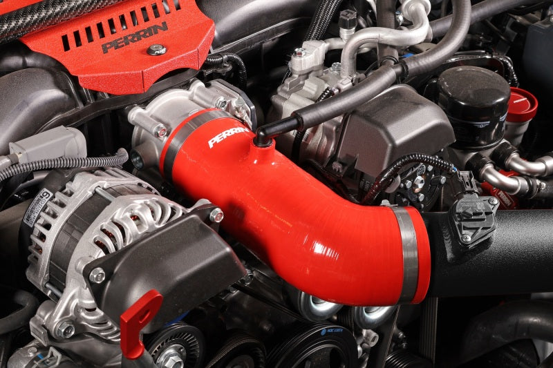 Perrin Performance PSP-INT-432RD PERRIN 22-25 Subaru BRZ / Toyota GR86 Inlet Hose - Red