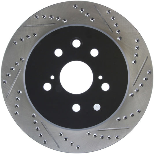 Stoptech 127.44189L StopTech Slotted & Drilled Sport Brake Rotor Left Rear 13-14 Lexus GS300/350/400/430