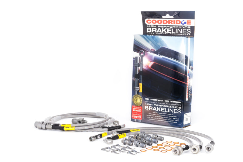 Goodridge 14181 99-03 Chevy Silverado 2WD 2DR Ext Cab w/ 2W Steering Brake Lines