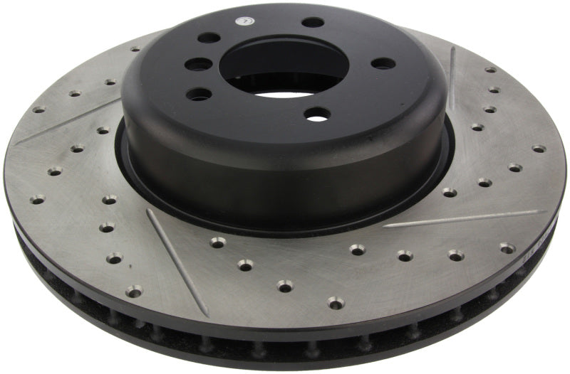 Stoptech 127.34071L StopTech 08-09 BMW 535 Series / 04-09 545i/550i/645Ci/650i Slotted & Drilled Left Front Rotor