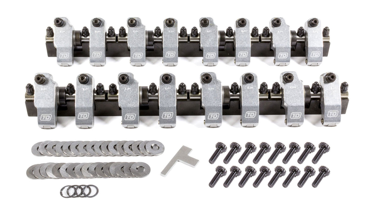 T And D Machine TDM2351-180/180 Chevy LS7 Shaft Rocker Arm Kit 1.80/1.80 Ratio