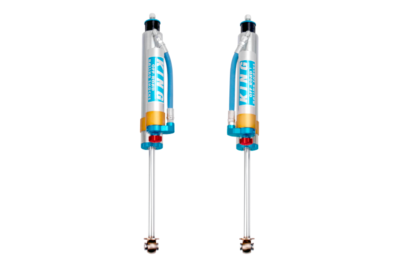 King Shocks 25001-223A 07-18 Jeep Wrangler JK Front 2.5 Dia Piggy Hose Res Shock 3-5in Lift w/Adjuster (Pair)