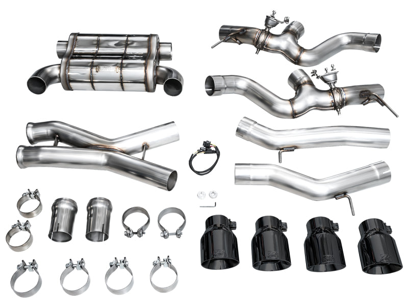 AWE Tuning 3025-43487 23-24 BMW G87 M2 SwitchPath Edition Exhaust - Diamond Black Tips