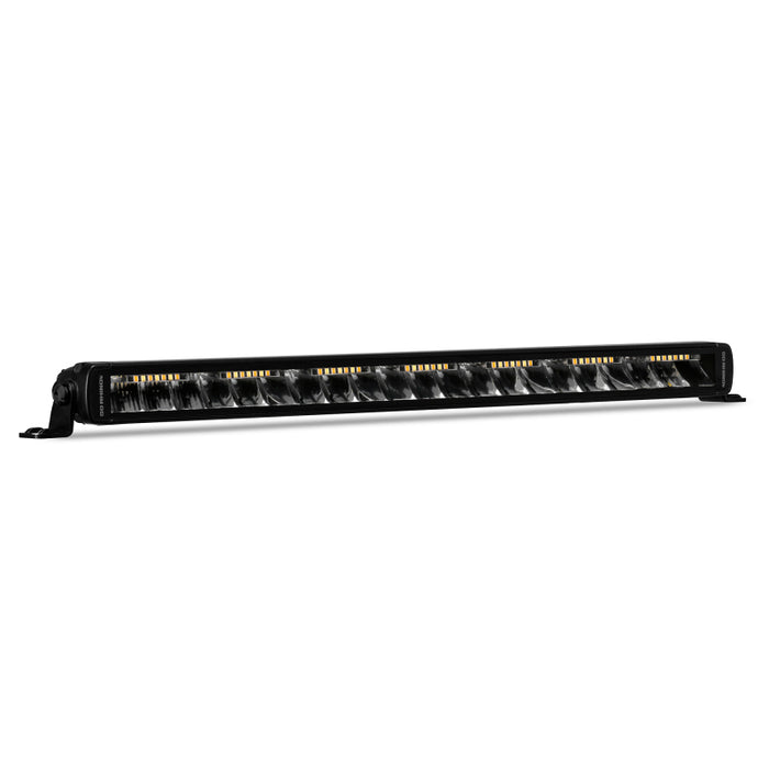 Go Rhino 751052012CSS Xplor Blackout Combo Series Sgl Row LED Light Bar w/Amber (Side/Track Mount) 20.5in. - Blk