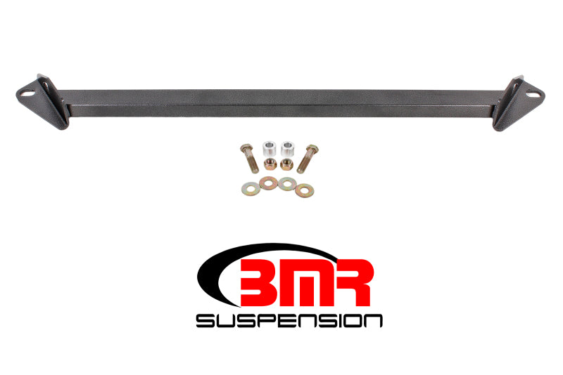 BMR Suspension CB007H BMR 15-17 S550 Mustang Front 2-Point Subframe Chassis Brace - Black Hammertone