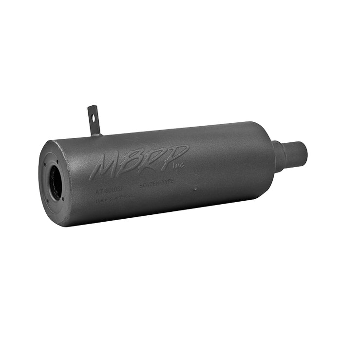 MBRP AT-6700SP 2002 Arctic Cat 375/400/500 Slip-On Combo Exhaust w/Utility Muffler - Black