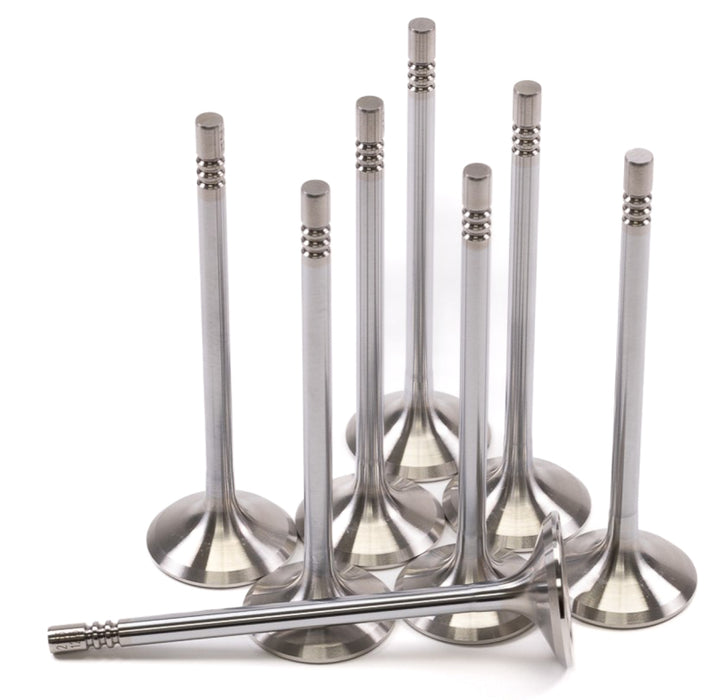GSC Power Division 2151-8 GSC P-D Ford Mustang 5.0L Coyote Gen 1/2 31.75mm Head (STD) Chrome Polished Exhaust Valve - Set of 8