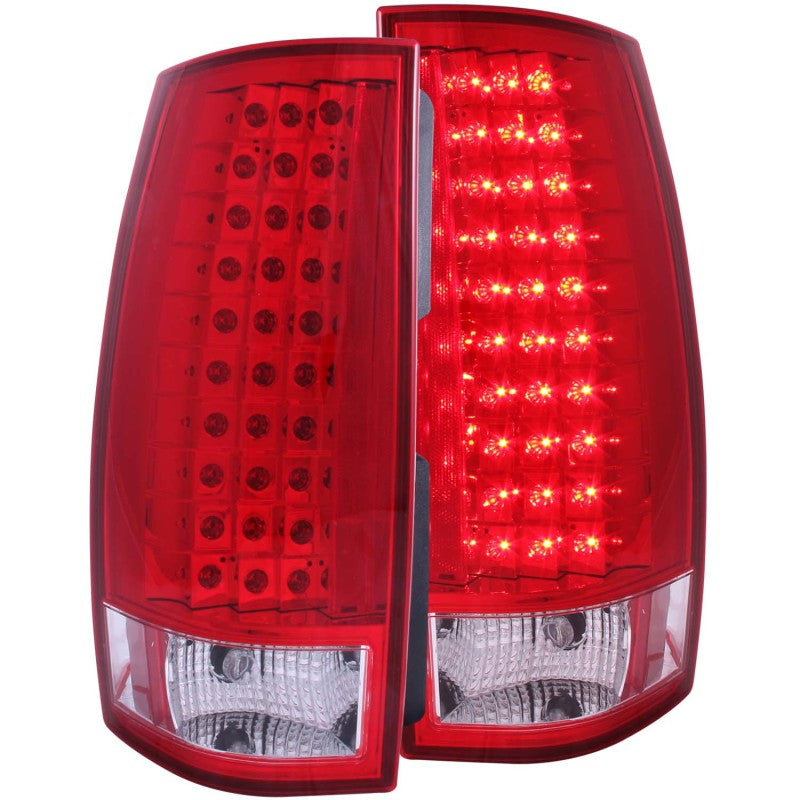 ANZO 311140 2007-2014 Chevrolet Suburban LED Taillights Red/Clear G4