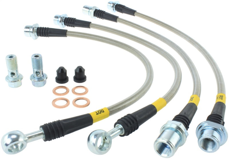 Stoptech 950.44519 StopTech Toyota 08-10 Land Cruiser/07-11 Tundra Rear Stainless Steel Brake Line Kit