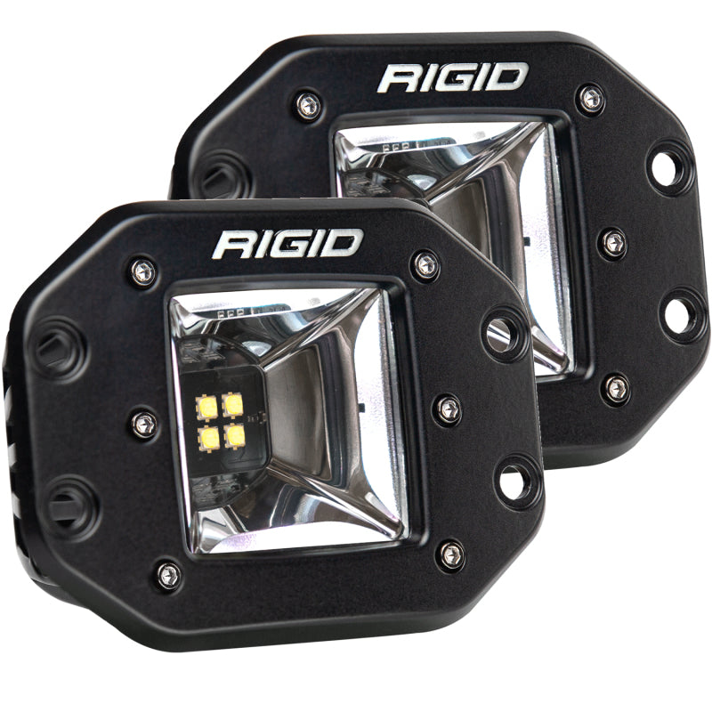Rigid Industries 682153 Radiance+ Scene RGBW Flush Mount - Pair