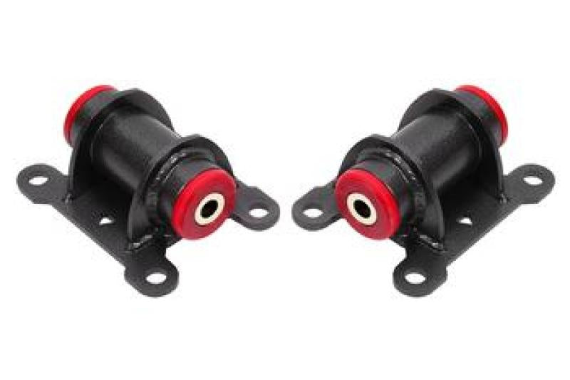 BMR Suspension MM340H BMR 98-02 Chevrolet Camaro Motor Mount Kit (Steel) w/ Poly Bushings - Black Hammertone