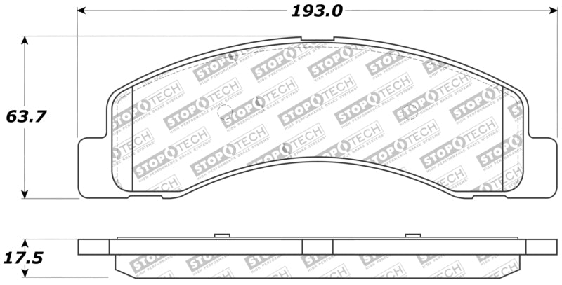 Stoptech 309.07560 StopTech Performance Brake Pads