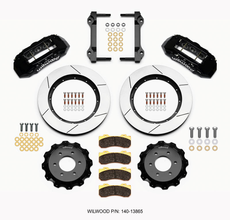 Wilwood 140-13865 TX6R Front Kit 15.50in Black 2010-Up Ford F150 (6 lug)