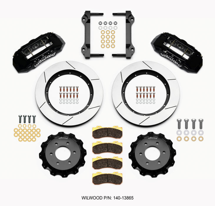 Wilwood 140-13865 TX6R Front Kit 15.50in Black 2010-Up Ford F150 (6 lug)